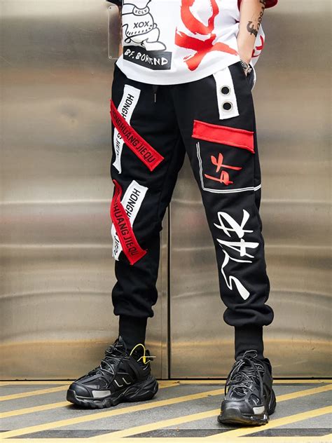 New Korea Bf Style Mens Cargo Harem Pants 2019 Hip Hop Casual Male