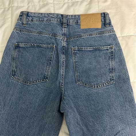 High Waisted Jeans Zara Size 6 Depop