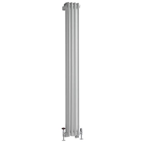 Milano Windsor White Traditional Vertical Dual Fuel Double Column