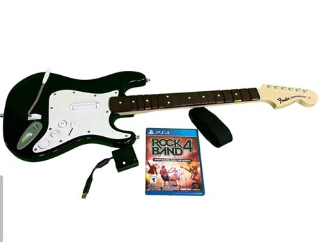 Complete Rock Band 4 Bundle For Ps5 Ps4 With Guitar Controller And