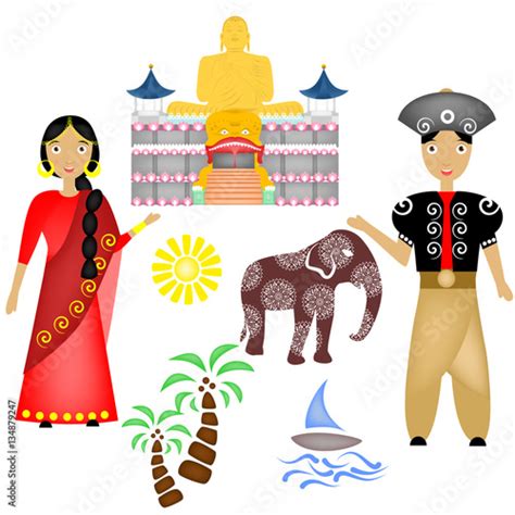 Sri Lanka Set Stock Image And Royalty Free Vector Files On Fotolia