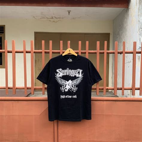 Jual Tshirt Seringai Insignia White Kaos Band Lokal Official