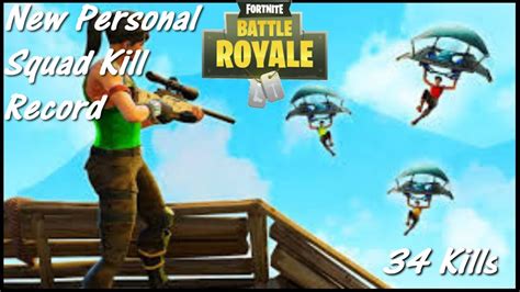 Rose New Personal Squad Kill Record Fortnite Battle Royale YouTube