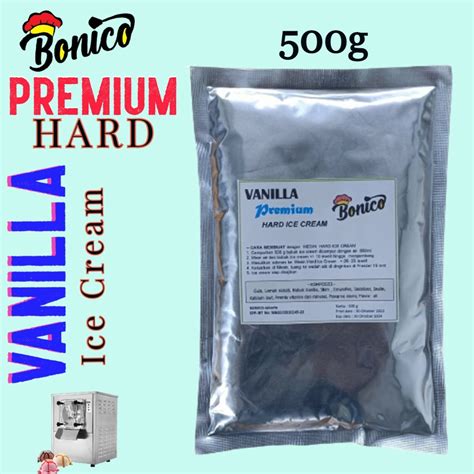 Jual Bonico Vanila Hard Premium Ice Cream Powder Gr Serbuk Bubuk