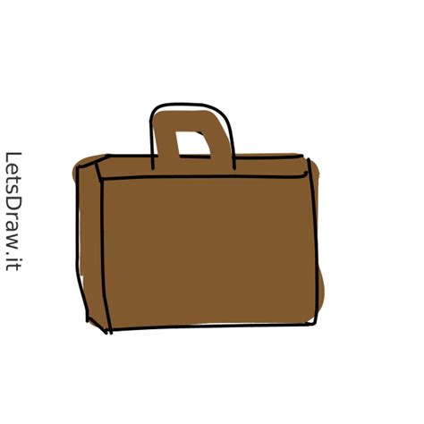 How To Draw Briefcase Yh Ij Cp Png Letsdrawit