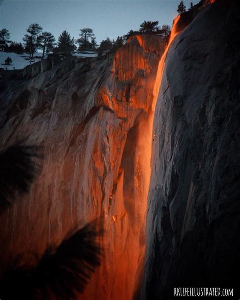 Yosemite Firefall Ignites Horsetail Fall with a Brilliant Illusion