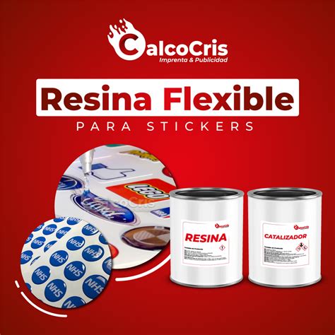 Resina De Poliuretano Flexible Para Stickers Encapsulados Calco Cris