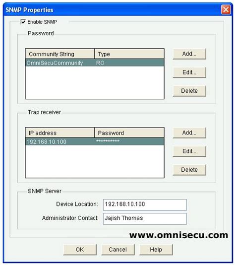 How To Configure Cisco Router Switch For Snmp Through Ccp