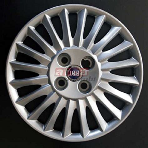 COPPE RUOTA 4 PEZZI FIAT GRANDE PUNTO 05 DIAMETRO 15 LOGO BLU