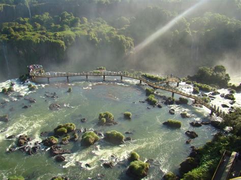 Passarela Das Cataratas Do Igua U Brasil Foz Do Igua U