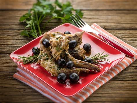 Lapin Au Citron Olives Et Gingembre