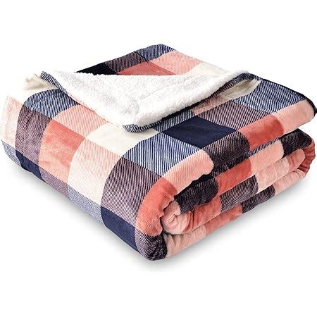 Sochow Couverture Plaid Polaire Lit Pour Canap En Molleton Couverture