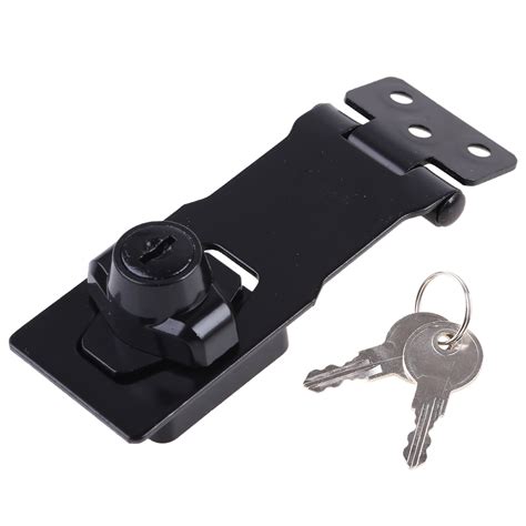 90 Degrees Keyed Hasp Lock Right Angle Padlock Hasp Zinc Alloy Safety