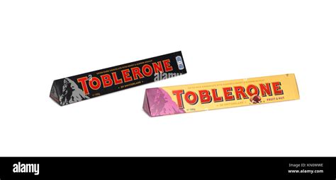 Barre De Chocolat Au Lait Toblerone Banque De Photographies Et Dimages