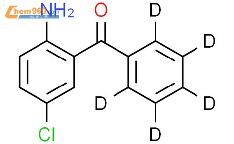 65854 72 02 氨基 5 氯二苯甲酮 D5化学式、结构式、分子式、mol、smiles 960化工网