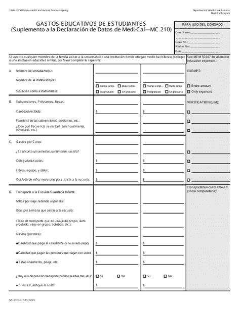 Formulario Mc210 Suplemento S E Fill Out Sign Online And Download