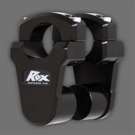 ROX Speed FX Adjustable Handlebar Risers Pan America - Black Anodized