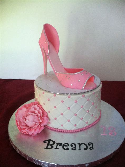 Buttercream Cake Gum Paste Peony Gum Paste And Fondant High Heel I