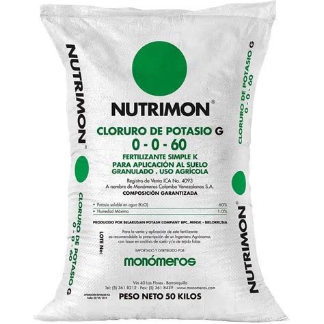 Fertilizante Kcl Nutrimon Croper