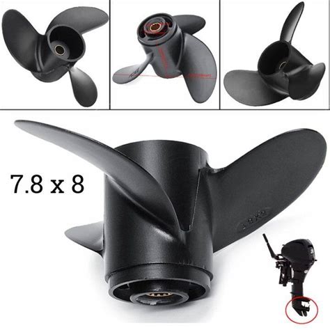 New Aluminum Alloy Outboard Propeller For Mercury Stroke Hp For