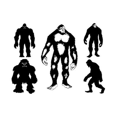 Bigfoot Svg Bundle Bigfoot Clipart Bundle Bigfoot Svg File Inspire