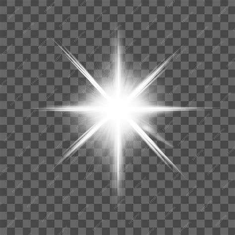 PNG Bright starburst light effect | Premium AI-generated PSD