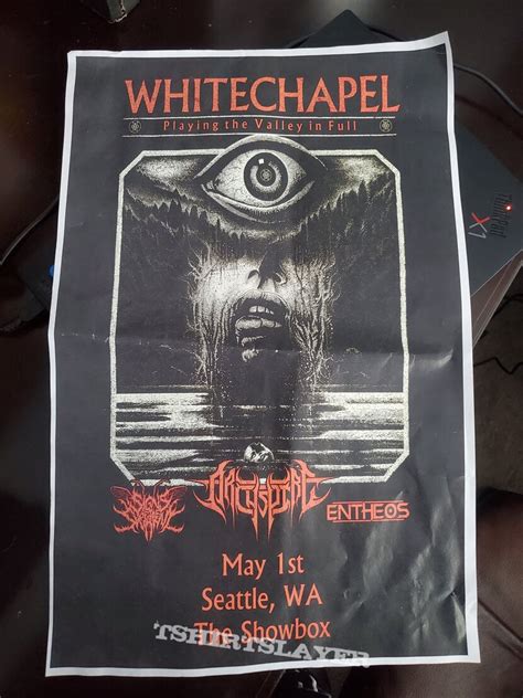 Whitechapel 2023 tour poster | TShirtSlayer TShirt and BattleJacket Gallery