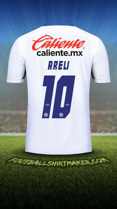 Cruz Azul Ii Areli Crea Tu Camiseta Playera De Cruz Azul