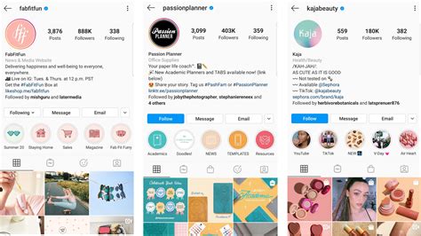 Instagram Account Template