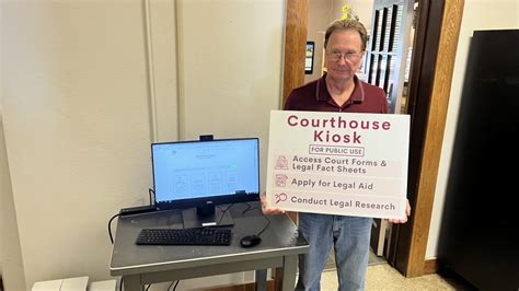 Press Release Courthouse Kiosk Will Help Court Users In Newton County