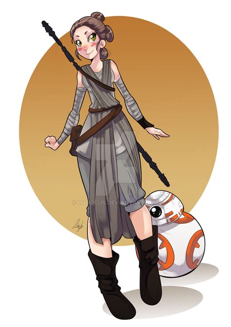 Rey and BB8 by lufidelis on DeviantArt