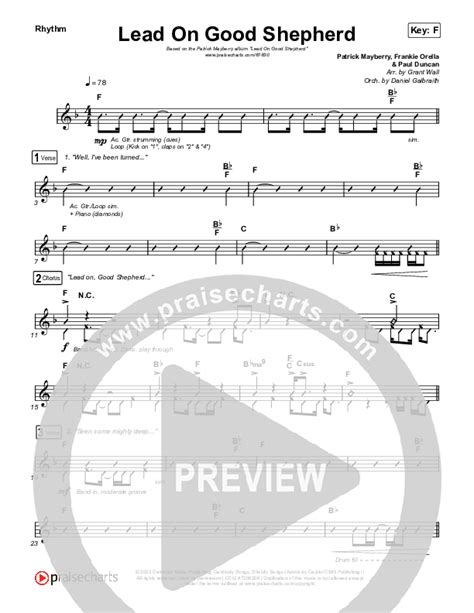 Lead On Good Shepherd Sheet Music Pdf Patrick Mayberry Crowder