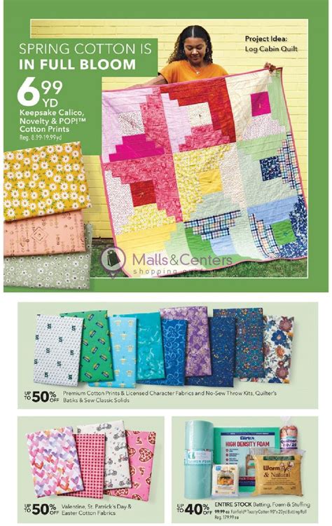 Jo Ann Fabrics and Crafts Weekly ad valid from 01/12/2023 to 02/01/2023 - MallsCenters