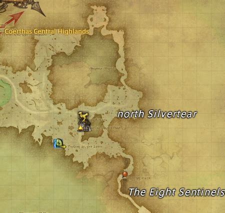 "north Silvertear" on Mor Dhona map.