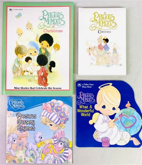 Precious Moments 4 Books 2 hardcovers Christmas Nursery | Etsy