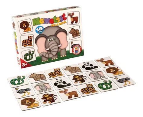 Memotest De La Selva Juego De Mesa Infantil Ruibal MercadoLibre