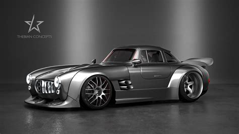 Mercedes Sl Outlaw Mercedes Gull Wing Door Mercedes Benz