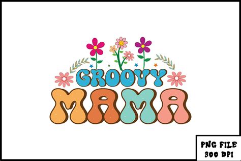 Groovy Mama Retro Sublimation Graphic By Ls Creative · Creative Fabrica