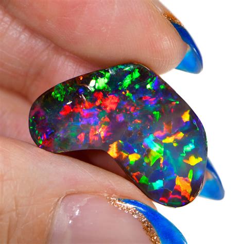 Absolute Gem Rare Harlequin Winton Boulder Opal 14.7 ct