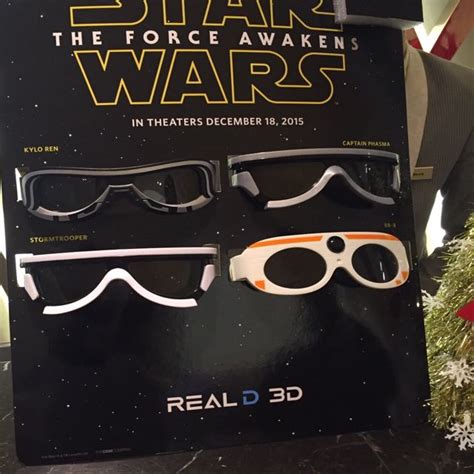 Brand New Special Edition Star Wars Reald 3d Glasses Computers And Tech Parts And Accessories