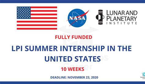 Lpi Summer Internship In The United States 2024 Fully Funded