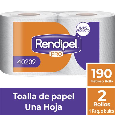 Toalla De Papel Rendipel Pro Una Hoja 190 M Dilen