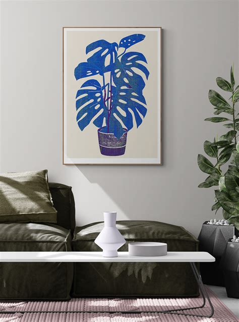 Monstera wall art