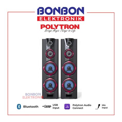 Polytron Active Speaker Bluetooth Pas 8f28 Pas8f28 Bonbon Elektronik