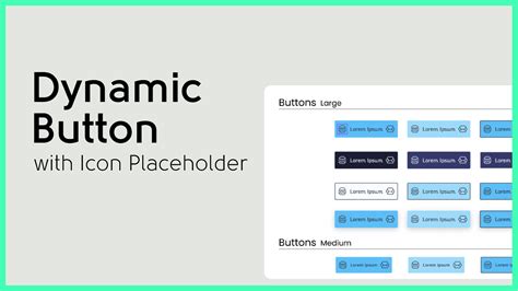 Dynamic Button With Placeholder Figma