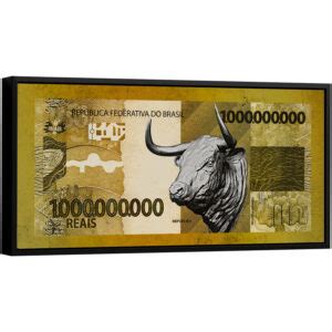 Quadro Bilh O De Reais Tubar O Quadrosdecorativos