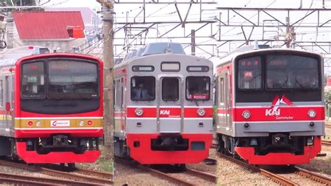 KRL LIVERY TERBARU Nonton Kereta KRL Commuter Line JABODETABEK Di