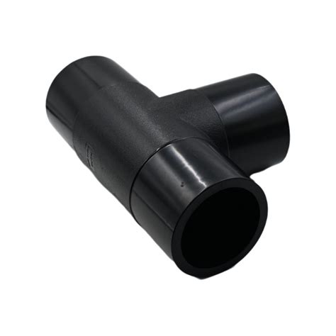 pe pipe fitting hdpe equal tee  change  direction   fluid