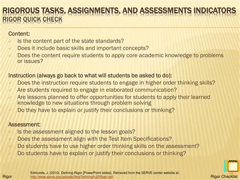 engaging students  rigorous tasks powerpoint