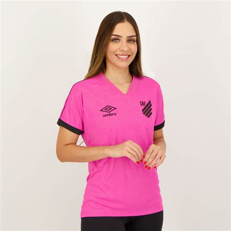 Camisa Umbro Athletico Paranaense Outubro Rosa 2023 Feminina FutFanatics